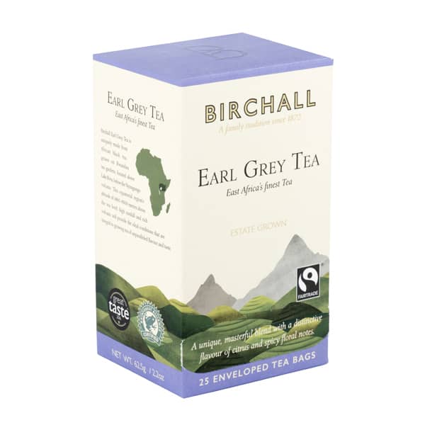 Birchall Earl Grey Tag & Envelope Tea (6 x 25 Bags)