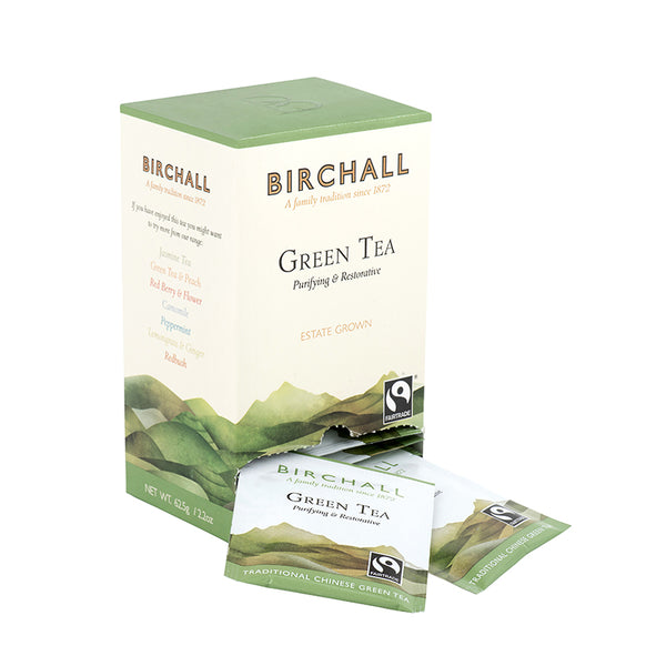 Birchall Green Tag & Envelope (6 x 25 Bags)