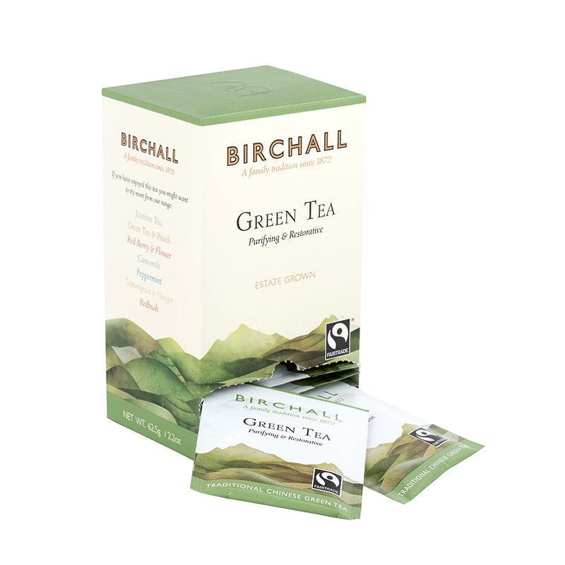 Birchall Green Tag & Envelope (6 x 25 Bags)