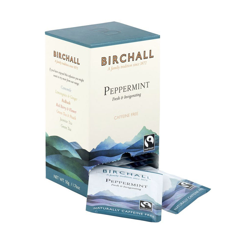 Birchall Peppermint Tag & Envelope (6 x 25 Bags)